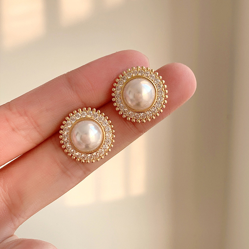 Anting Mutiara Kecil Gaya retro Korea Untuk Wanita 2022