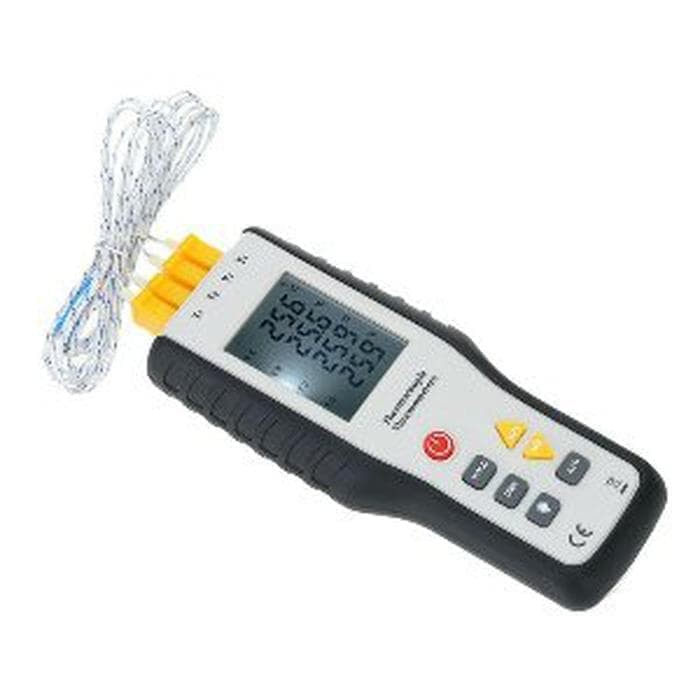 Thermometer Digital Thermocouple LCD 4 Channel HT9815 with BOX CASE