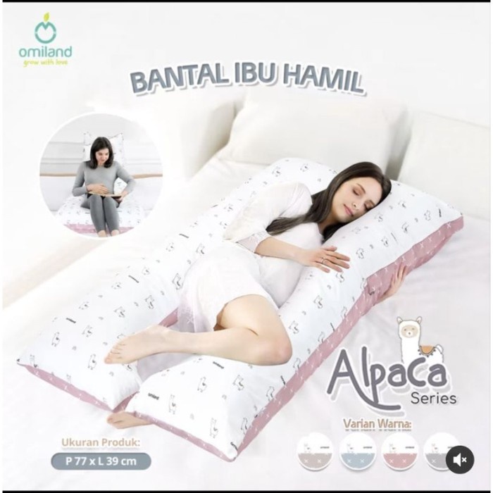 Makassar! Maternity Pillow Bantal Ibu Hamil Omiland Baby Chevron / Alpaca Series