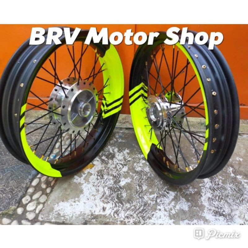 Velg Jari Vixion Old Vixion New Vixion NVL - Sepaket Velg Vixion Tapak Lebar ring17