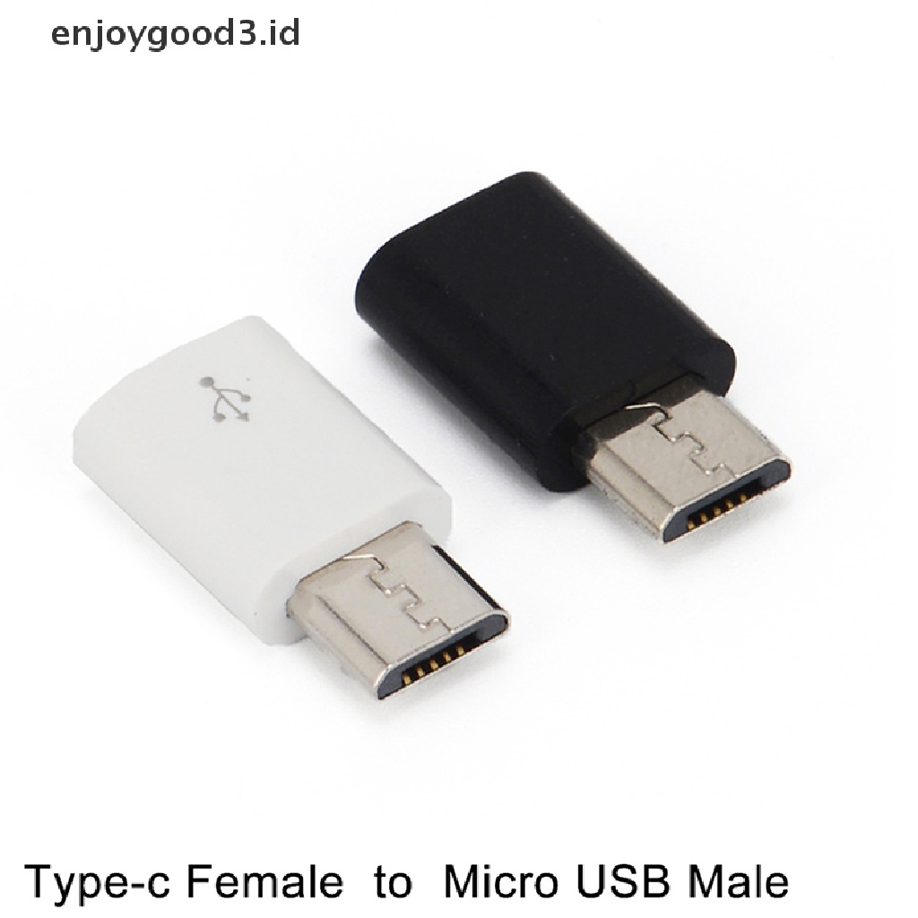 (Rready Stock) Adaptor Converter USB Type C Female Ke Micro USB Male (ID)