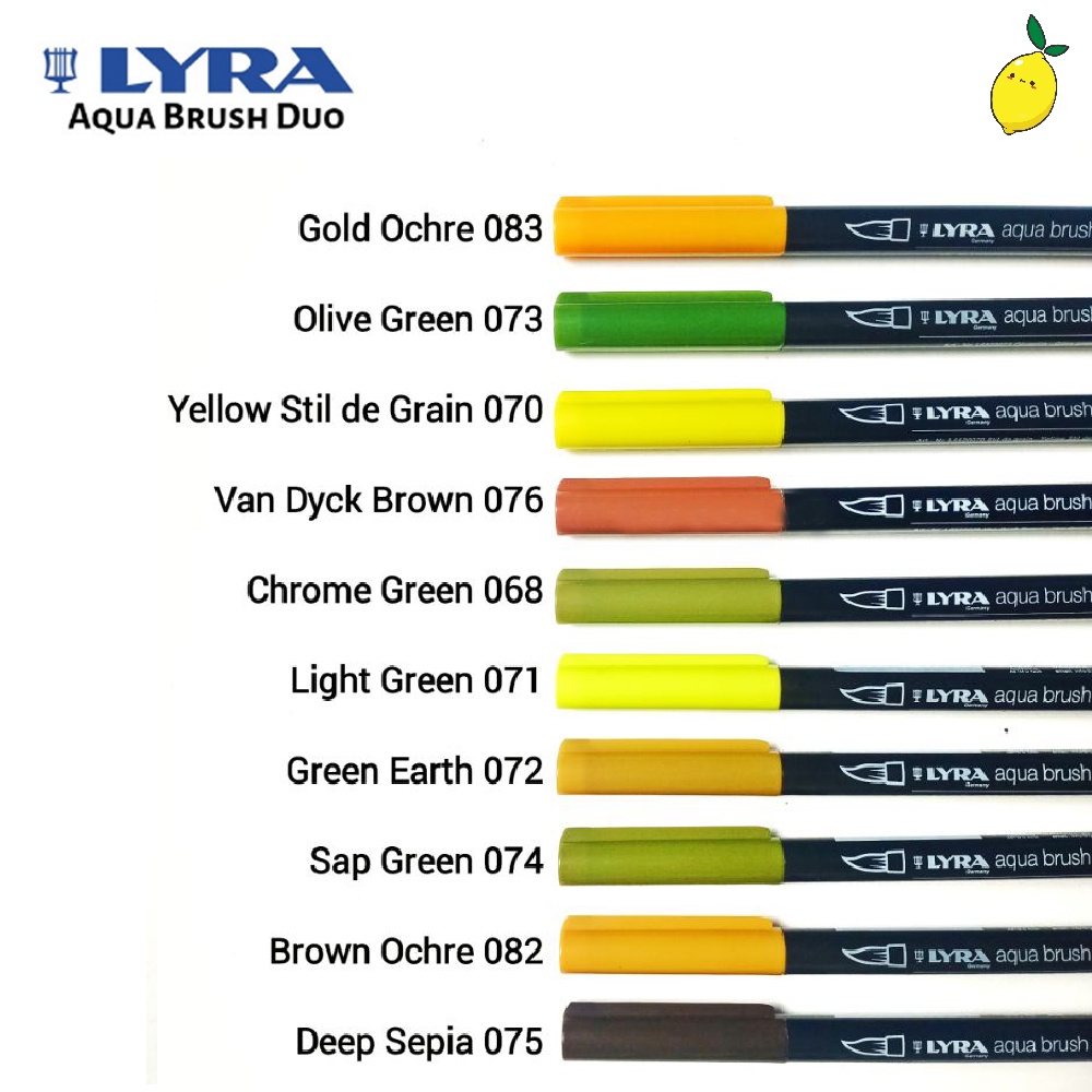 

Brush Pen Lyra Aqua Brush Duo (Brownish Green)