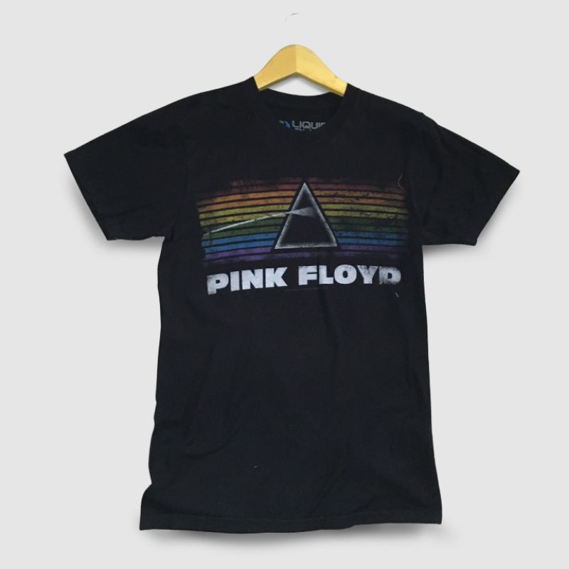 Baju T Shirt Kaos Band Pink Floyd Tag Liquid Blue Copyright 2012 Thrift Second Preloved Bekas Seken