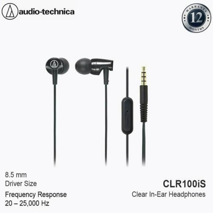 Audio Technica Ath Clr100Is Headset With Mic Clr 100Is Garansi Resmi
