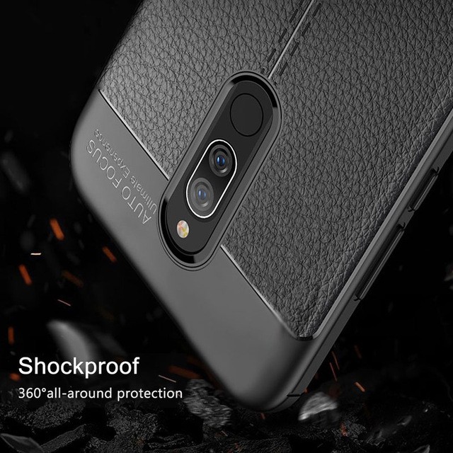 Case Xiaomi Redmi 8 , 8A Pro Ultra Slim Auto Focus Leather Premium Softcase + Tempered Glass Layar