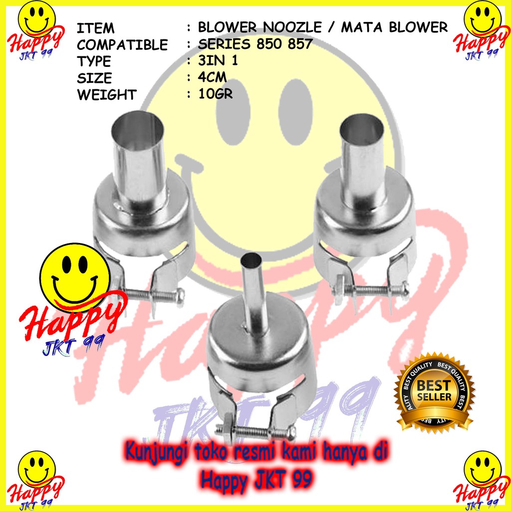 [ HAPPY JKT 99 ] MATA BLOWER NOOZLE 850 857 5MM 8MM 9,5MM 3 IN 1 3IN1