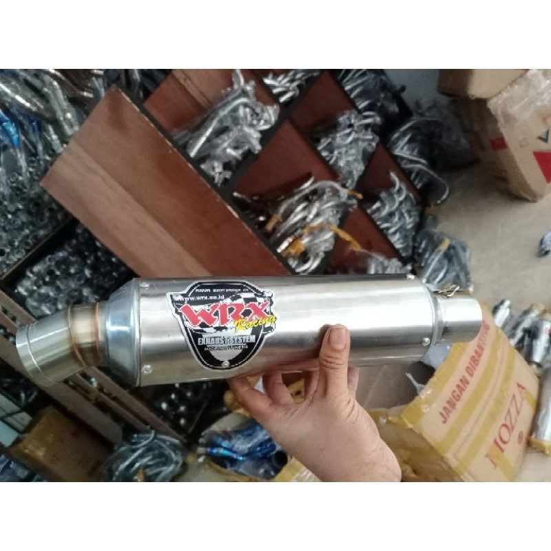 SLINCER KNALPOT WRX GP5 diameter 50 dapat klem pir