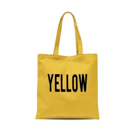 TOTEBAG FASHION PINK YELLOW WHITE BLACK / TOTE BAG WARNA / TOTEGBAG COLOUR / TOTEBAG FASHION