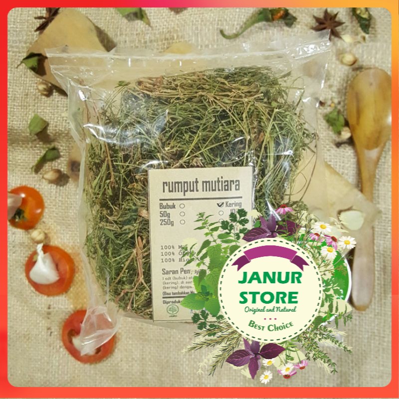 

RUMPUT MUTIARA KERING 50 GRAM - Oldenlandia - MURNI - JSR - REMPAH