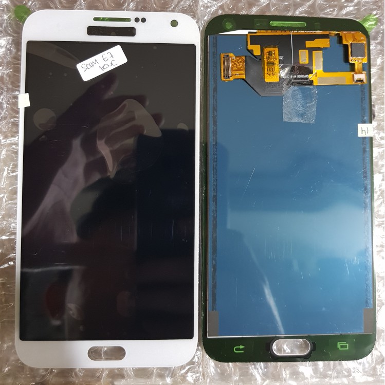 LCD 1SET Promo SAMSUNG E700 E700H GALAXY E7 ORIGINAL Promo OEM WHITE