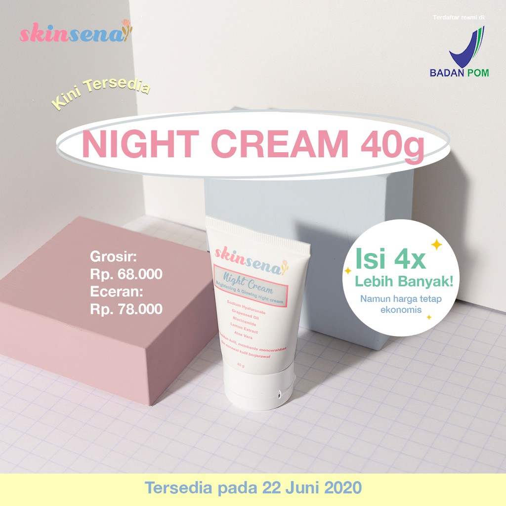 Night Cream BPOM - Skinsena