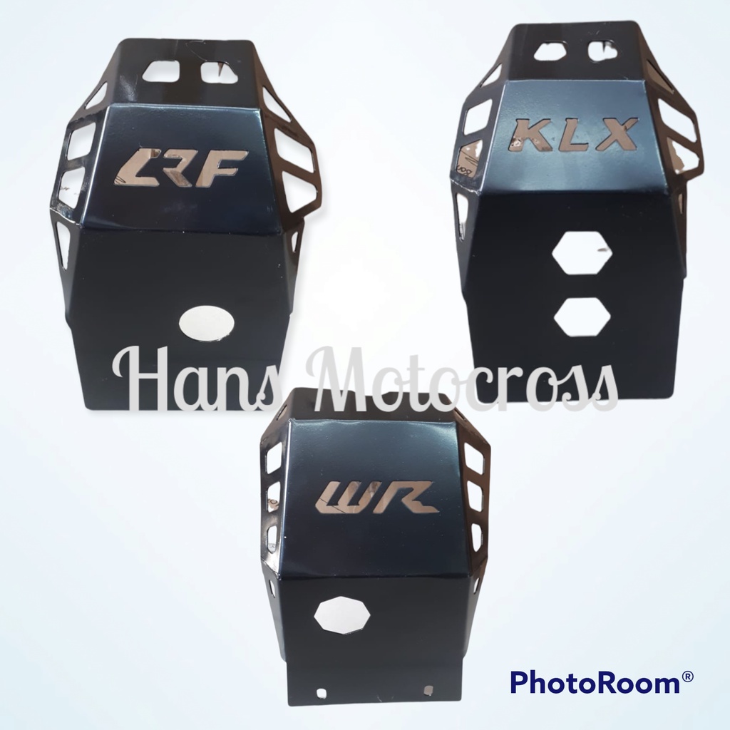 TUTUP MESIN/COVER ENGINE/ENGINE GUARD PLAT/BESI KLX 150 CRF 150 WR 155