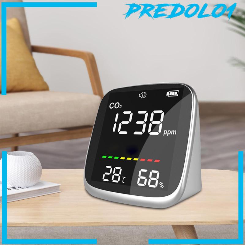 (Predolo1) Co2 Termometer Detektor Ambient Co2 Portable Untuk Ruang Kelas