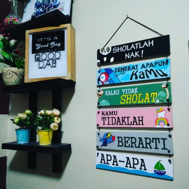 Hiasan dinding gantung shabby chic / home decoration / hiasan gantung / wall decoration / hiasan kam