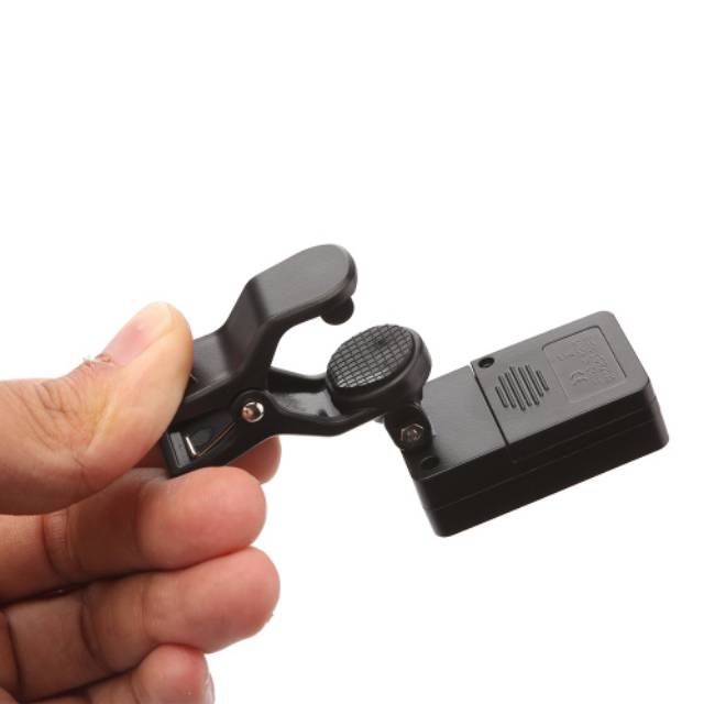 Tuner clip - tuner jepit - tuner gitar bass ukulele violin joyo black