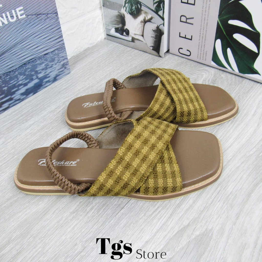 Sandal Flat Wanita Tali Karet NG-17