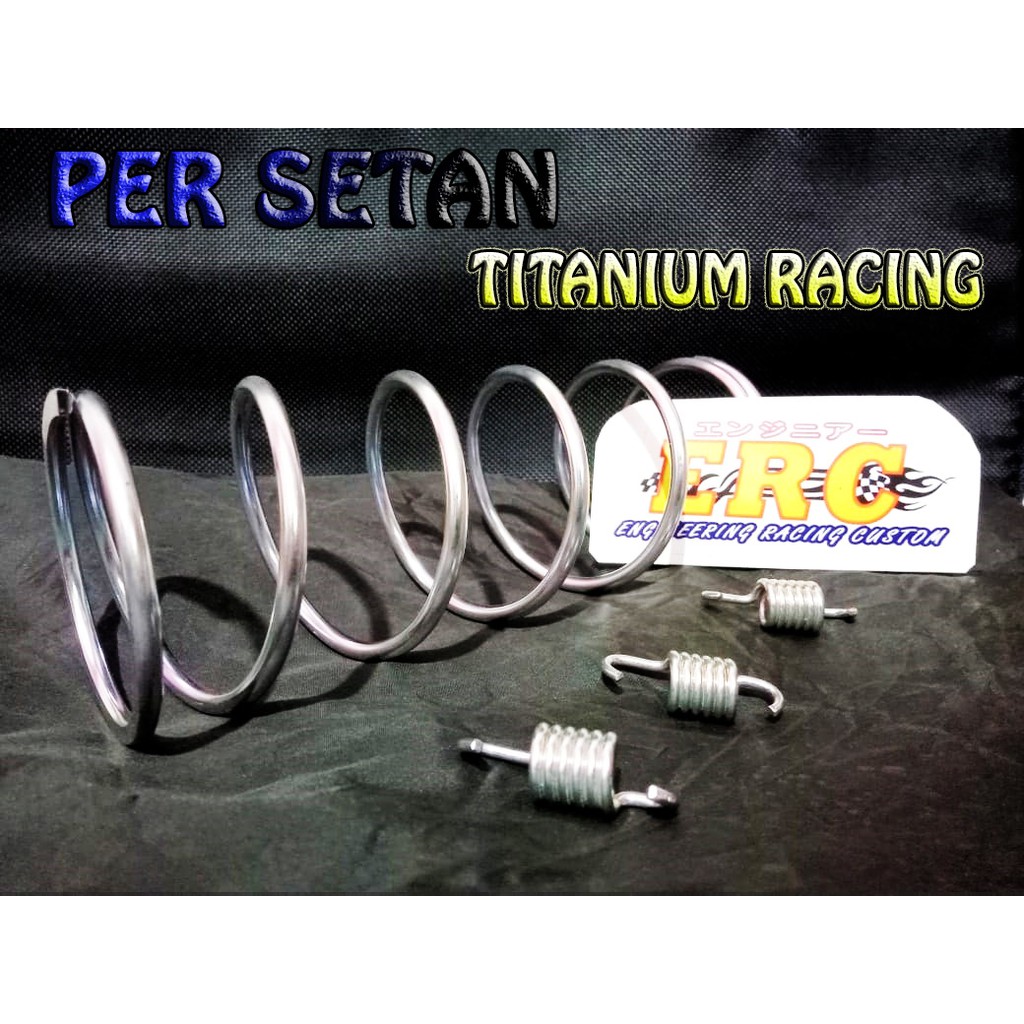 PER SETAN TITANIUM RACING + PER SENTRI PCX VARIO 125 150 NMAX AEROX LEXI BEAT DLL BAJA JERMAN