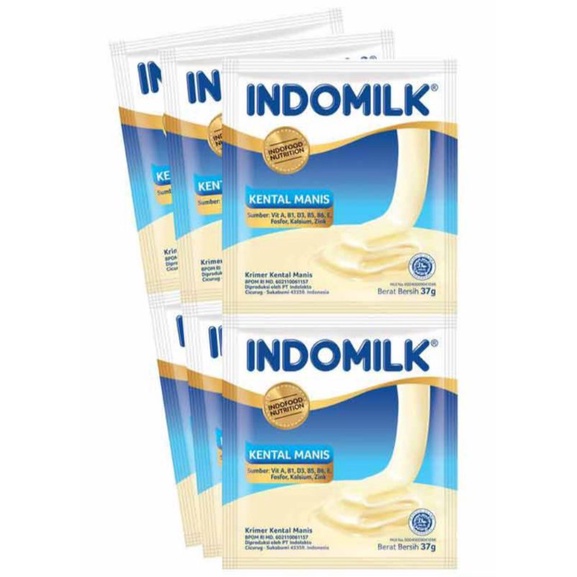 

Indomilk Kental Manis Sachet 6 X 37Gr