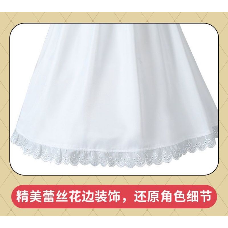 [MikanHiro Store] Cosplay Anya White Dress Custome SPY X Family