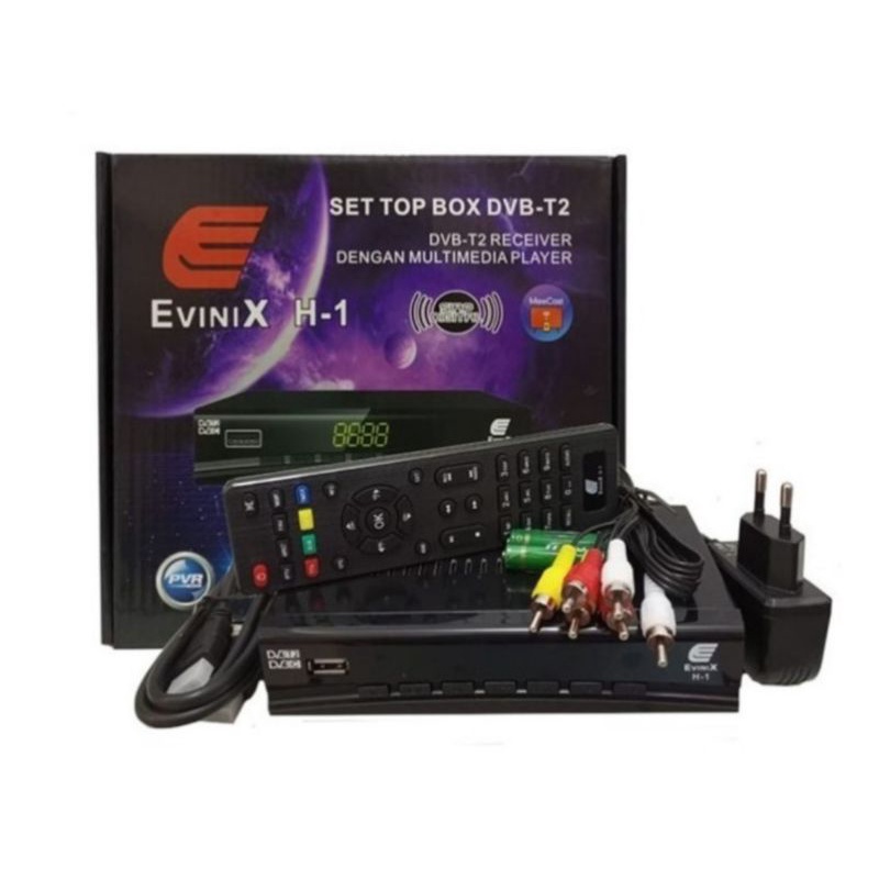Set Top Box Dvb T2 EVINIX H-1 Digital TV Set Top Box