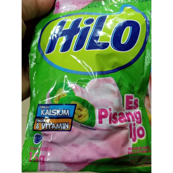 

HILO ES PISANG IJO SACHET ISI 10PCS/MINUMAN INSTAN/MINUMAN RASA PISANG