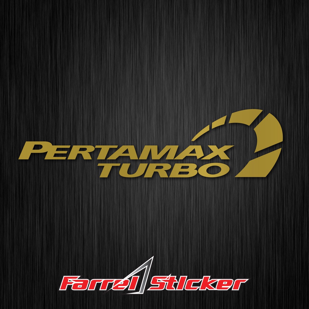 STIKER sticker PERTAMAX TURBO 12 CM