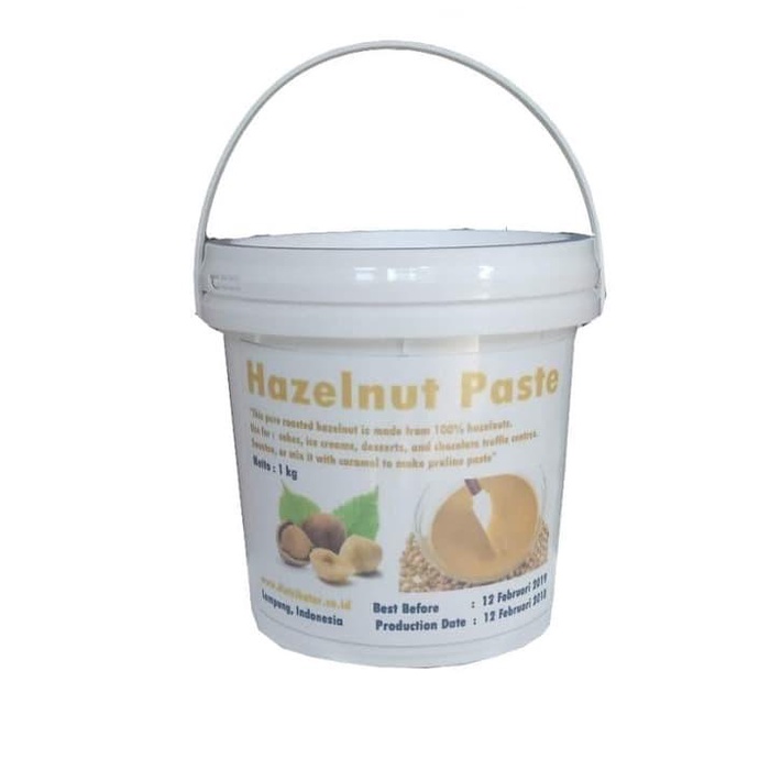 

HARGA BAHAN HAZELNUT PASTE IMPORT KEMASAN 1 KG - KILOGRAM