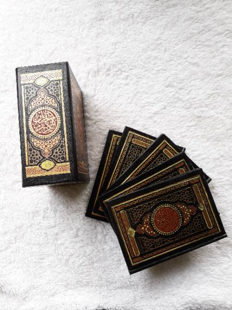 Alquran beirut import per 5 juz ukuran saku plus box exclusive