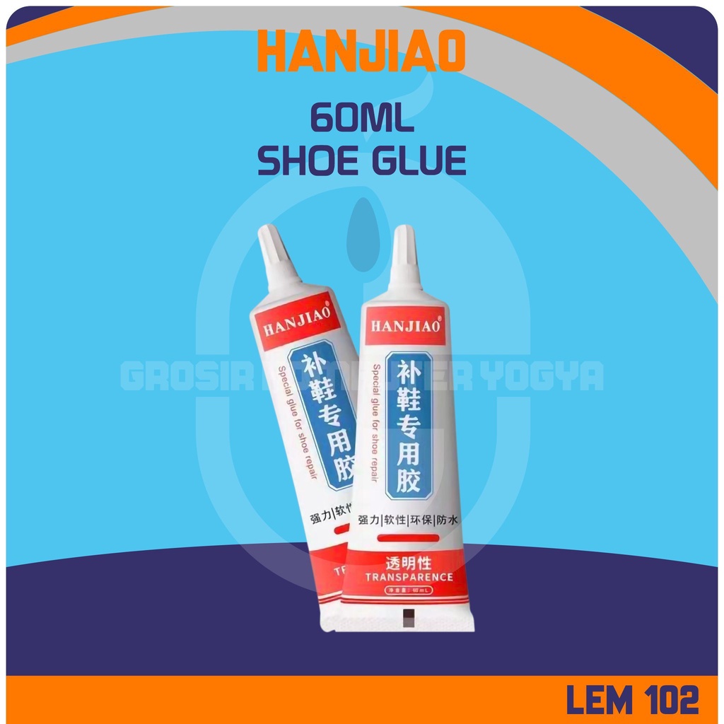 

Hanjiao 60ml Waterproof Shoe Glue Lem Perekat Sol Sepatu Serbaguna