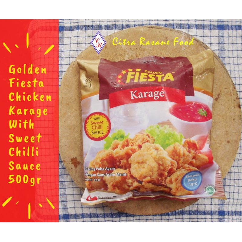 

Golden Fiesta Chicken Karage With Sweet Chilli Sauce 500gr