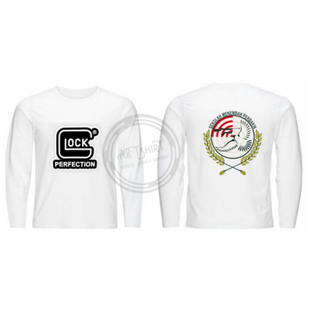 Kaos lengan panjang/longsleeve GLOCK PERFECTION - SEKOLAH MENEMBAK PERBAKIN
