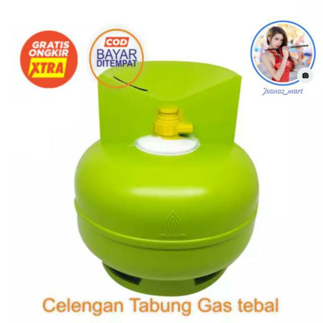 Celengan Plastik Model Tabung Gas LPG Elpiji 3Kg Unik Murah-1