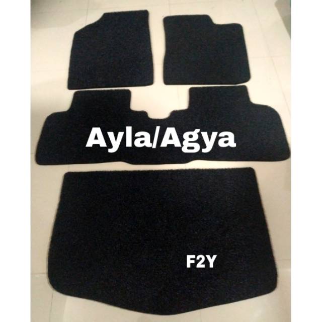 Karpet Mobil Mie Bihun AYLA AGYA Full Set Bagasi