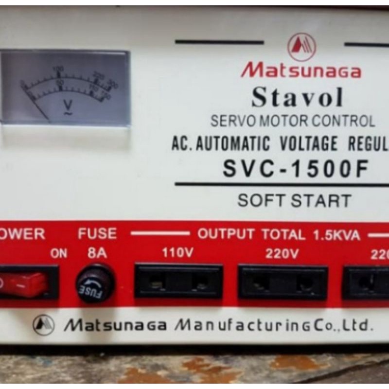 STAVOLT MATSUNAGA 1500N  SPC 1500 Original Made'In Japan