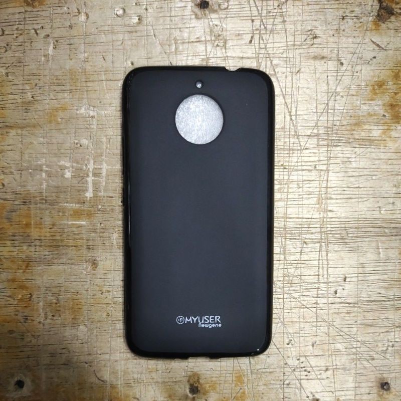 MOTO E4 PLUS / E4+ karet softcase silikon karet hitam mantul murah