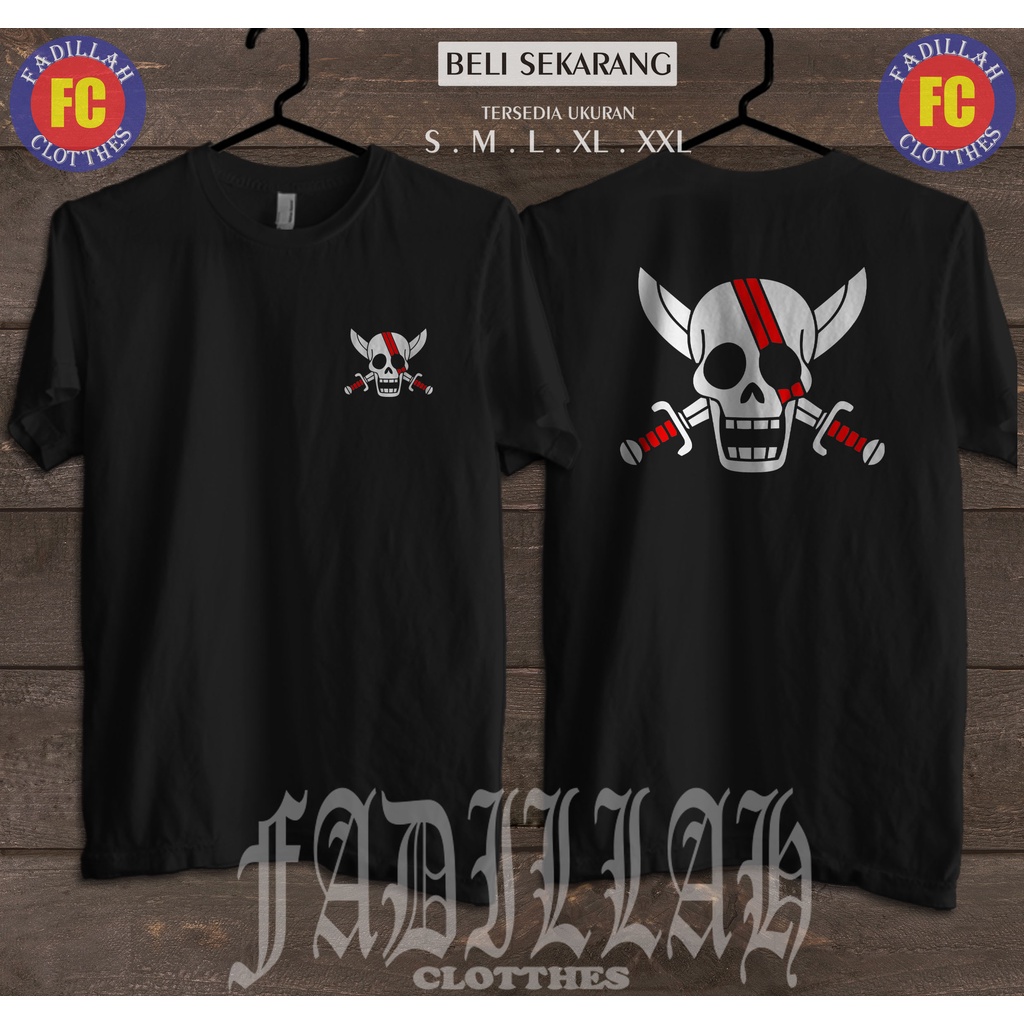 Kaos Baju Akagami No Shanks One Piece Baju Anime