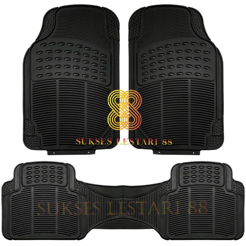 Karpet Mobil Universal Ricaro Continental 3 Pcs 2 Baris