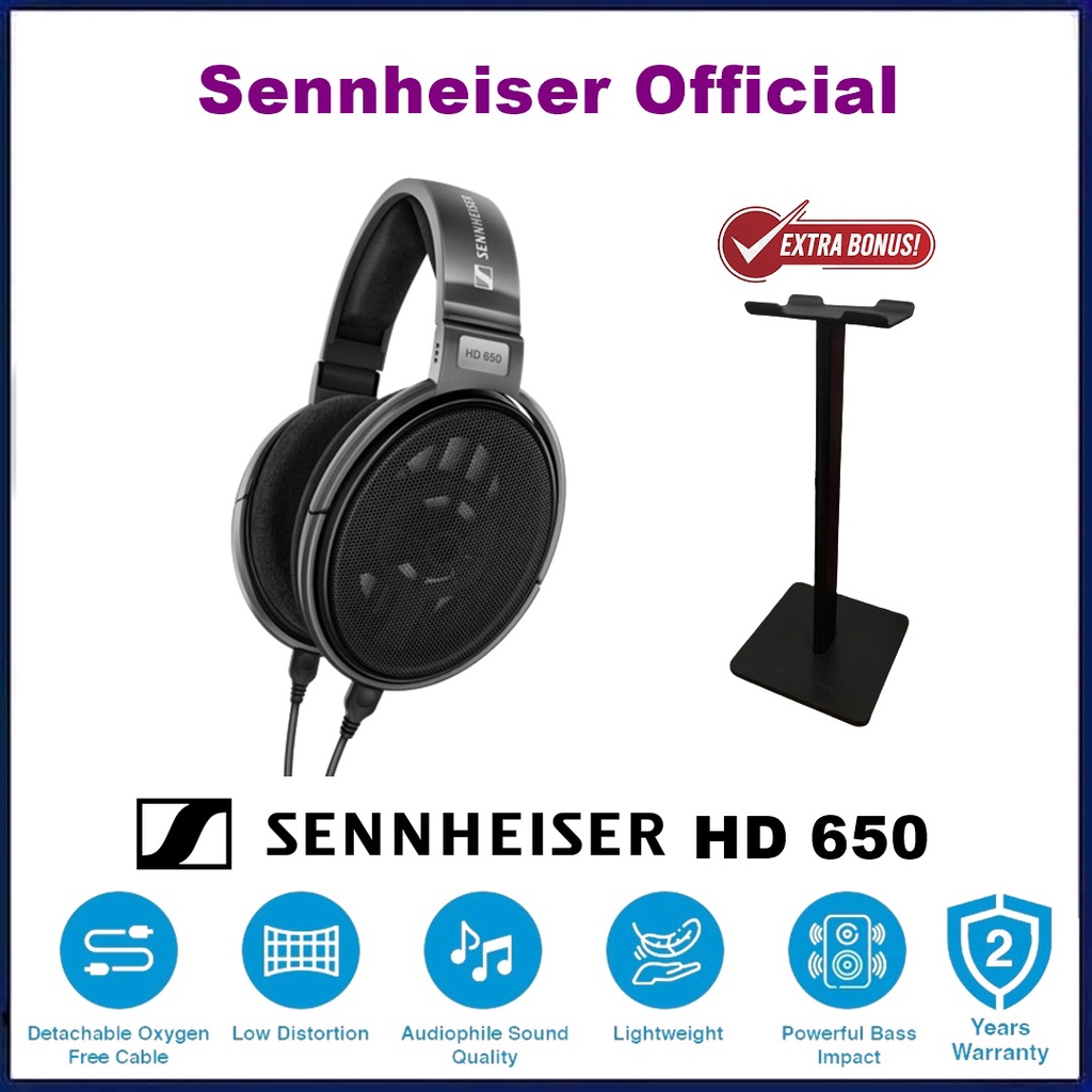 Sennheiser HD 650 Open Back Professional Headphone Headset HD650