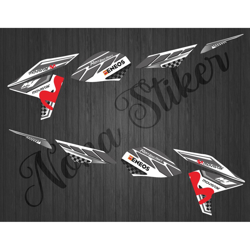 Stiker Striping Decal New Vixion Lightning Nvl Eneos Shopee