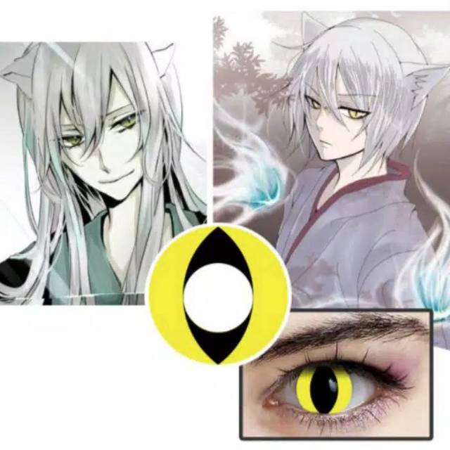 Softlens Cosplay Yellow Cat Eye