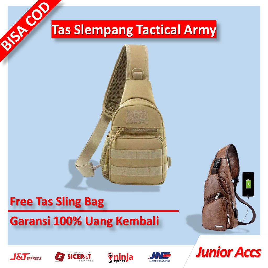 Tas Slempang Pria Import Tas Selempang Army Tactical Cowok Outdoor