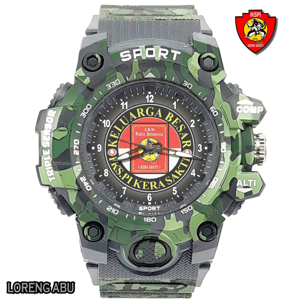 (Exclusive) PERGURUAN IKSPI / KERA SAKTI Loreng Army - Motif 6