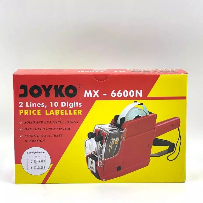 

Mesin Label Harga Joyko MX-6600N (Angka-Angka) Price Labeller Joyko