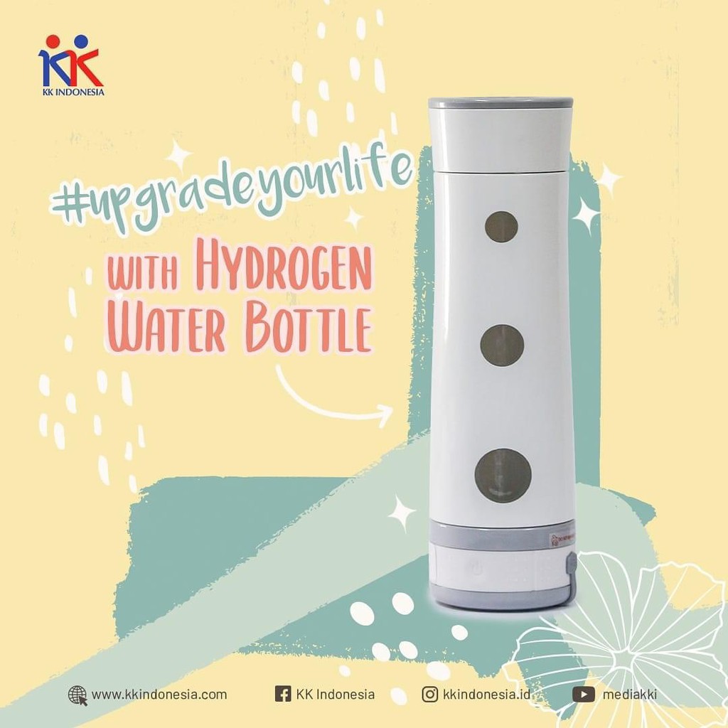 Promo Botol Mengubah Air Hidrogen KK Hydrogen Water Bottle KK Indonesia