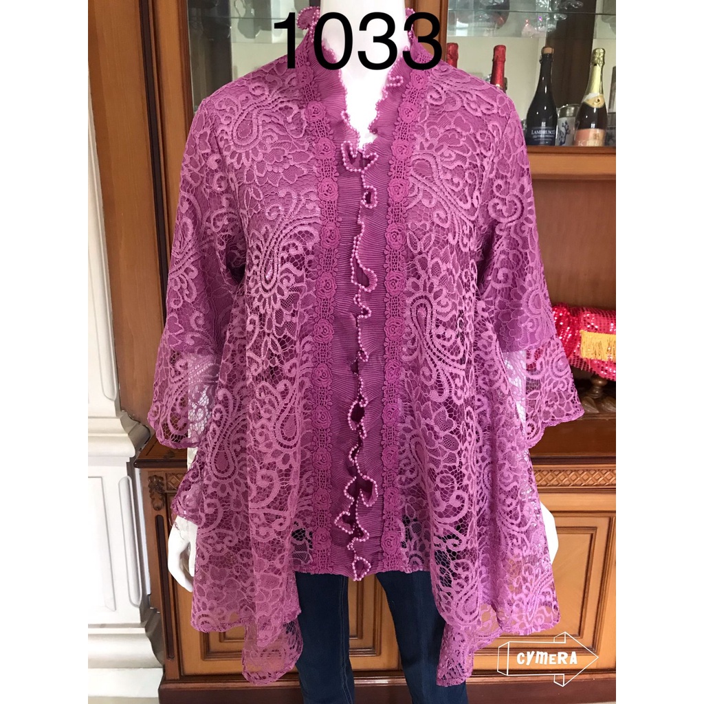 kebaya full brukat wakawaka premium //kebaya brukat alexuez 1033