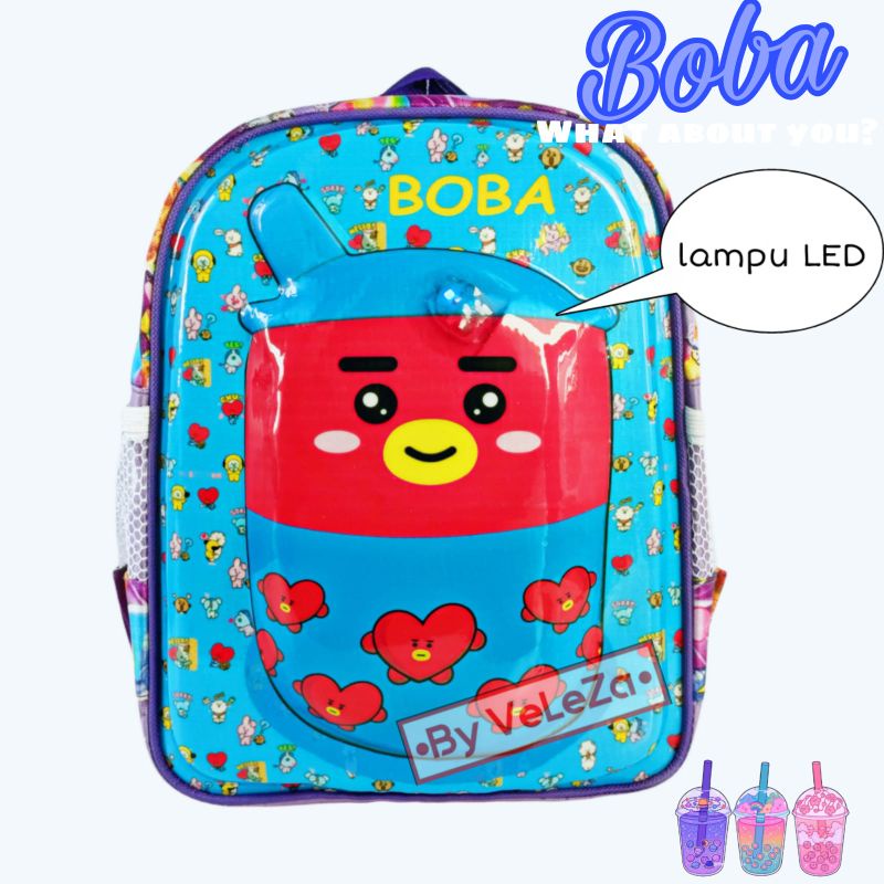 Tas anak ransel karakter Boba - tas anak