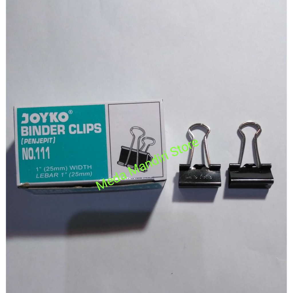 

Binder Clip 111 Joyko / Paper Clip / Penjepit Kertas