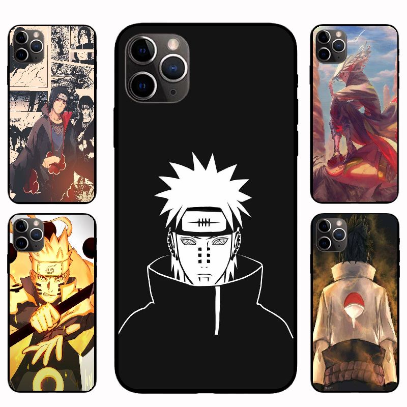 Inspired by Naruto Sasuke Sakura iPhone X Case iPhone XR Case iPhone 7 plus 8 plus iPhone Xs Max Case iPhone Xs Case iPhone 7 8 Case Manga A429 