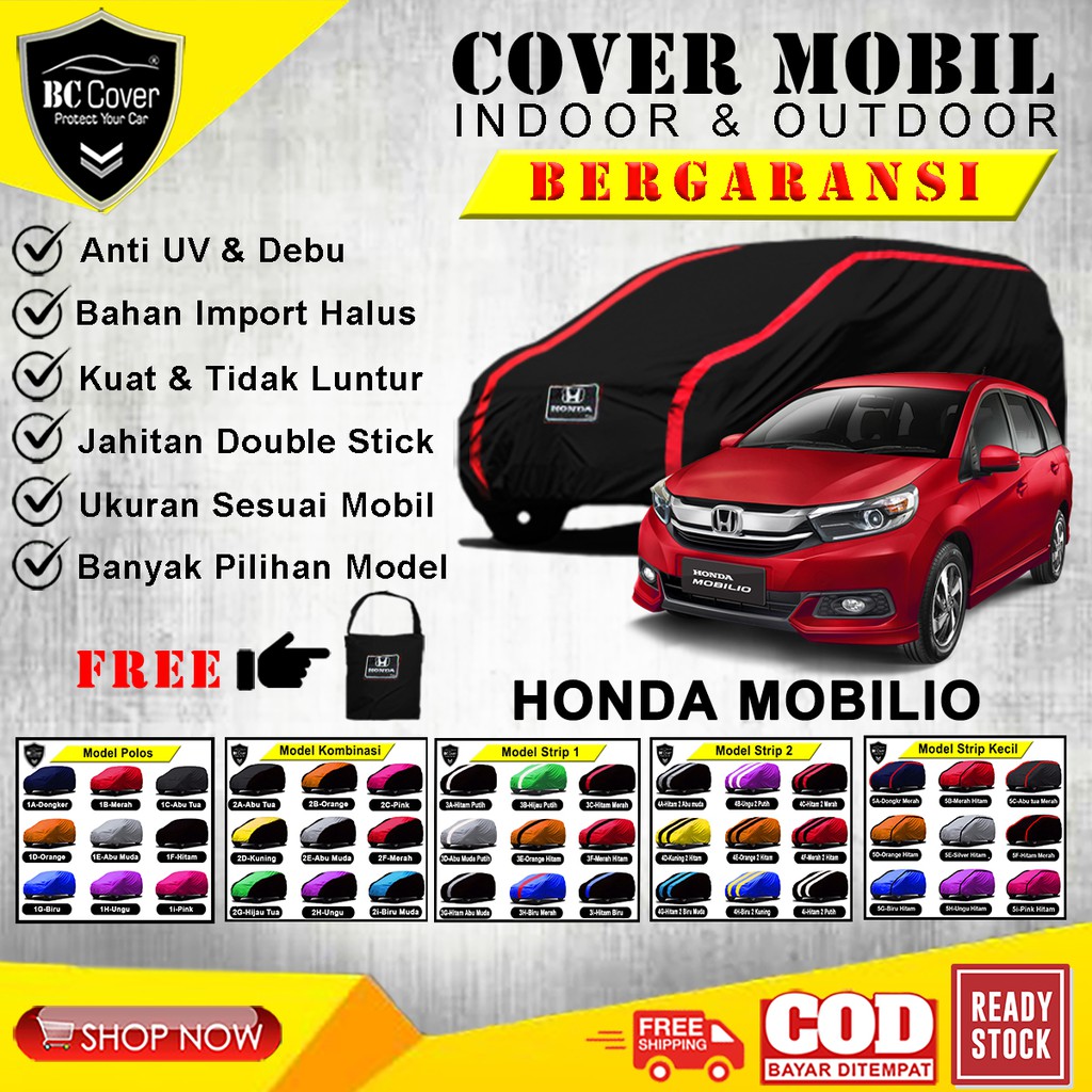 Body Cover Sarung Mobil Mobilio Selimut Penutup Mobilio RS Outdoor Mantel Tutup Honda Waterproof