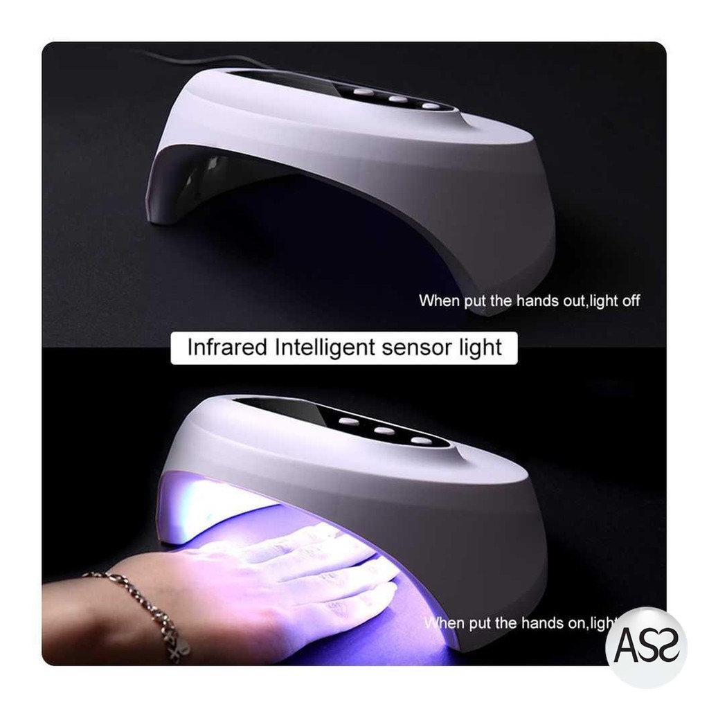 ASS Shop - Pengering Kutek Kuku Smart Portable UV LED Nail Dryer 36W - Z10